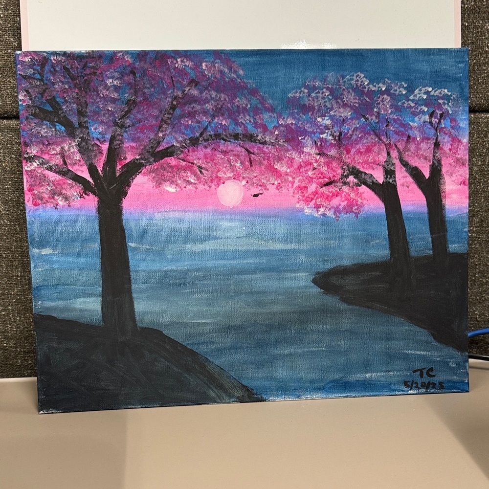 Serene Sunset Canvas Art